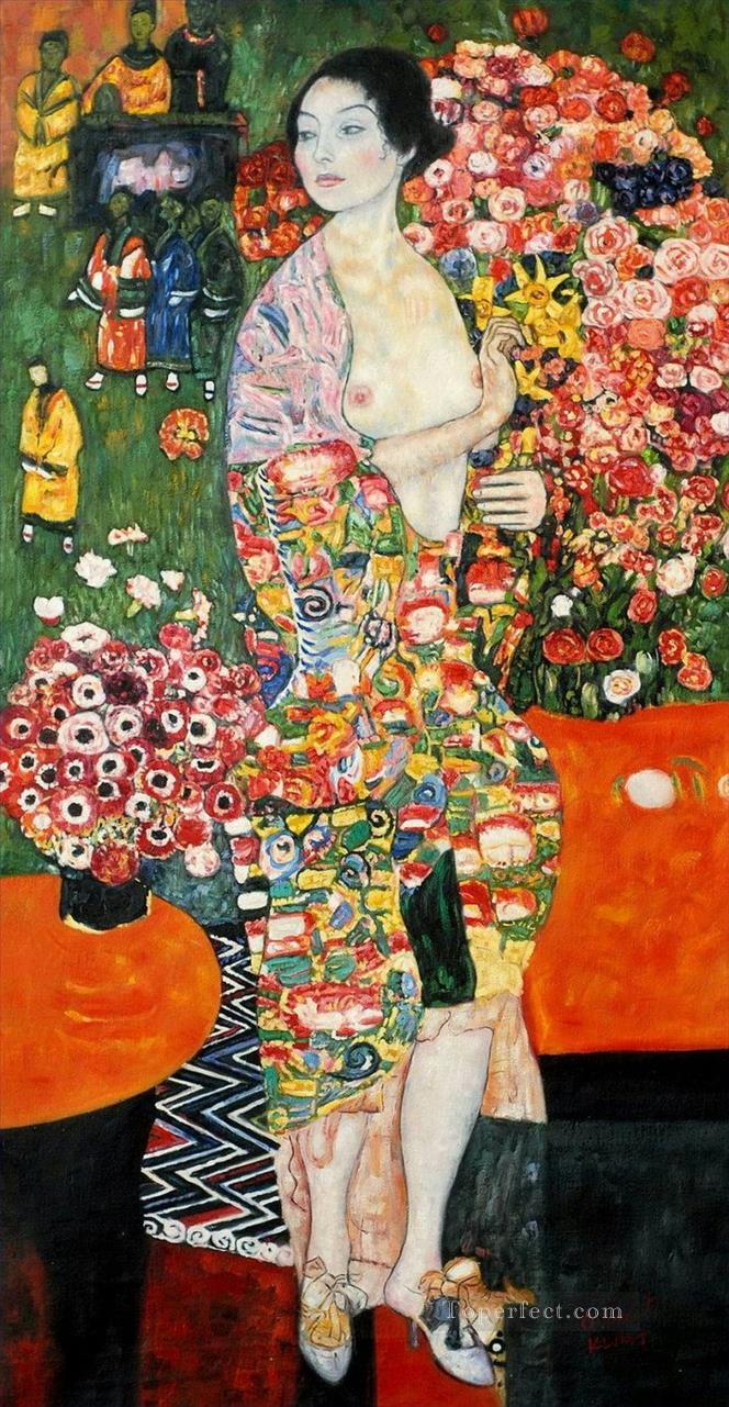 Die Tanzerin 1916 Simbolismo Gustav Klimt Pintura al óleo